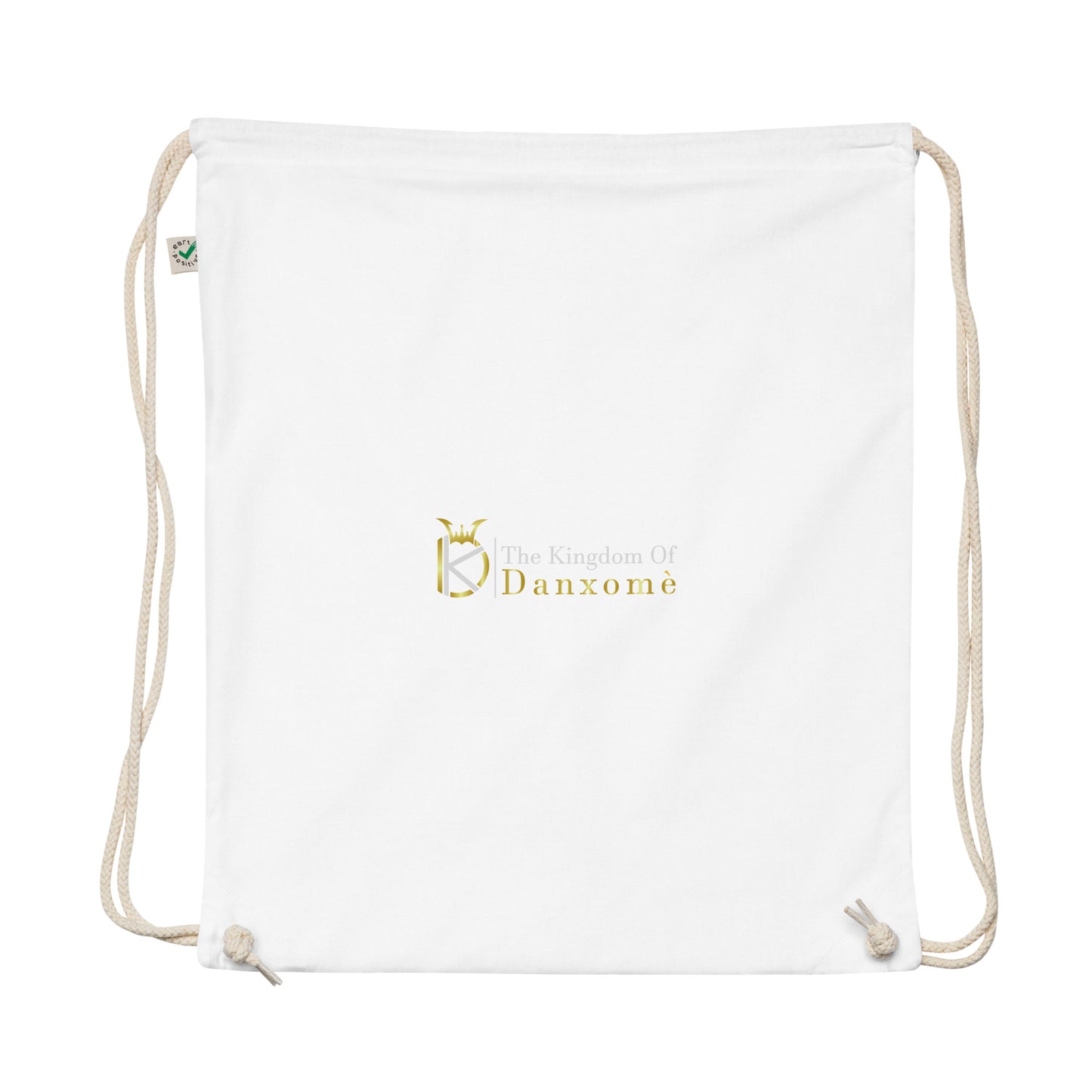 Organic cotton drawstring bag