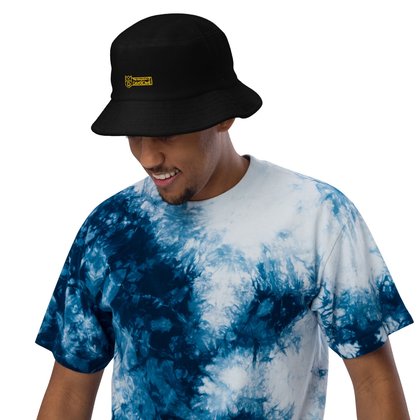 Unstructured terry cloth bucket hat